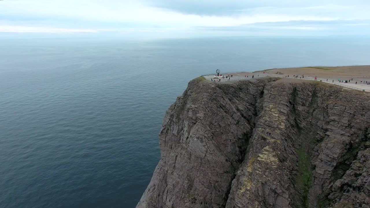 cabo norte (nordkapp) en el norte de noruega.