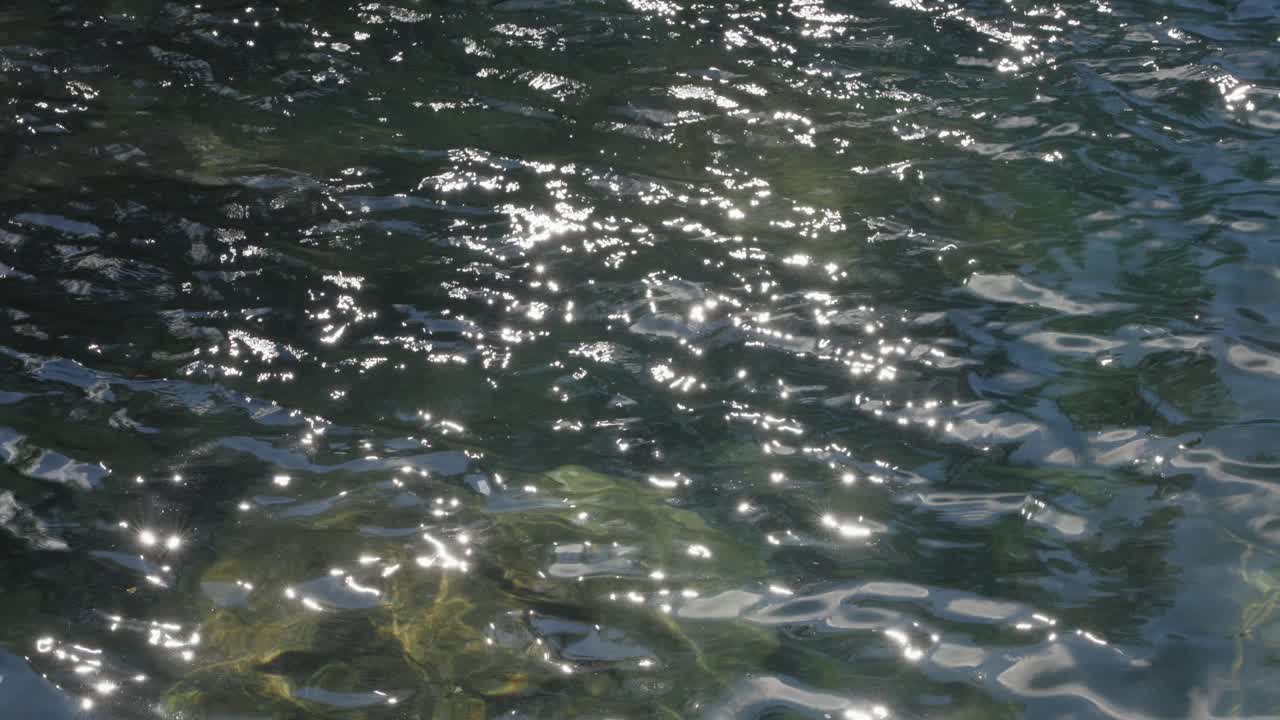 Sunlight Shimmering on Water