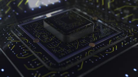 Abstract Circuit Board CPU Background 4K