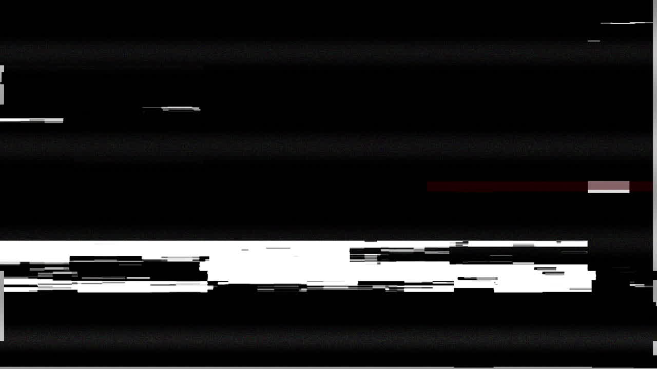 Glitch Effect on Pixelated Subscribe Text