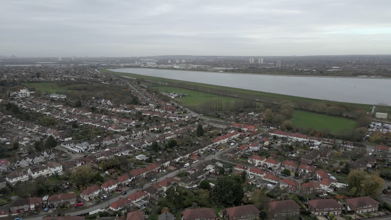 Chingford London – luftfoto over hus