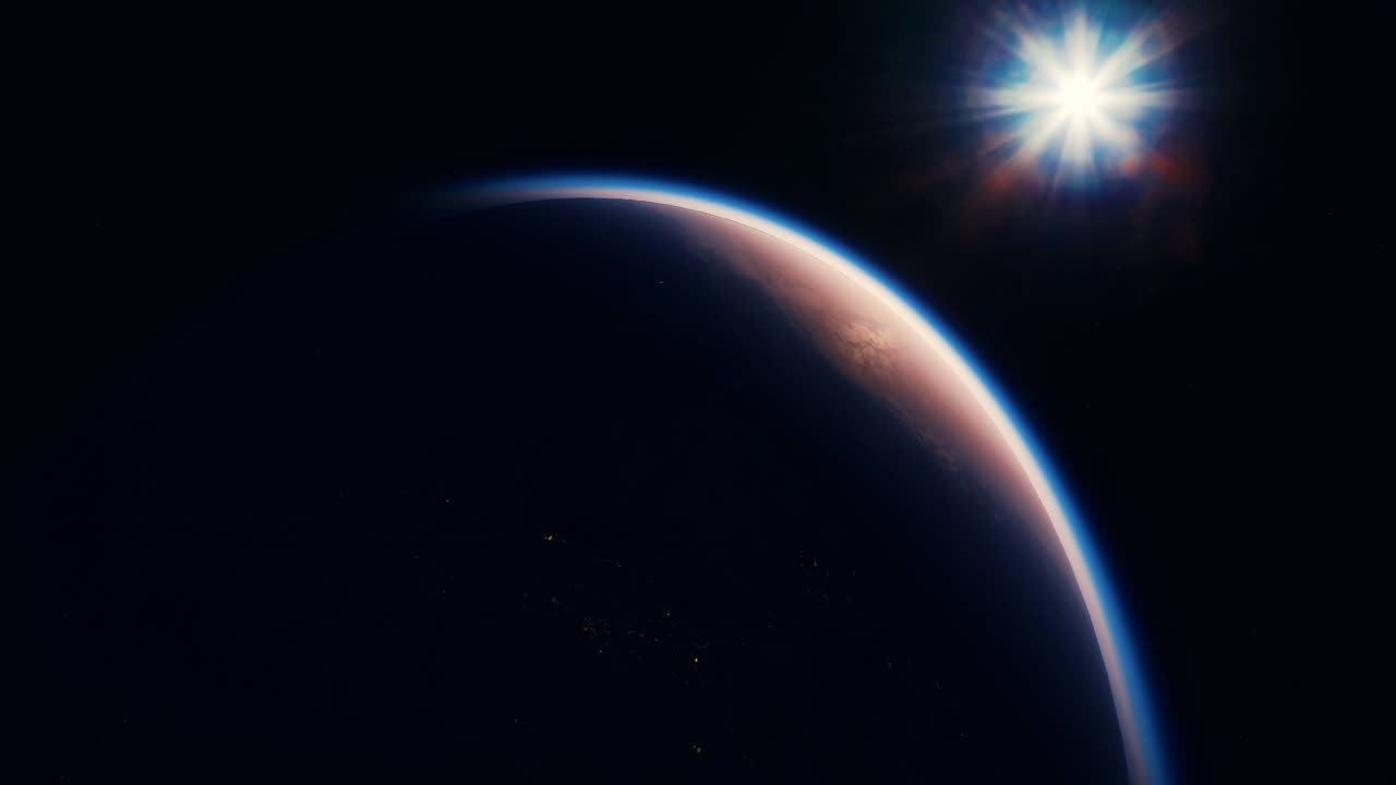 A Stunning View of a Planet from Space