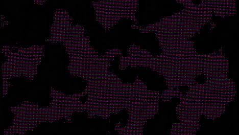 patrón de puntos rosados abstractos en fondo negro