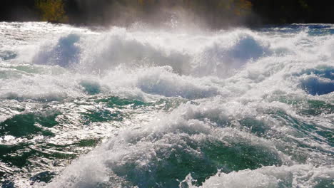 fast flowing river rapids