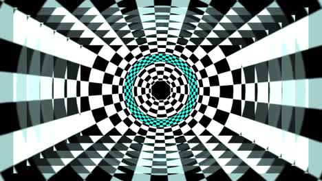 circles squares zoom optical illusion