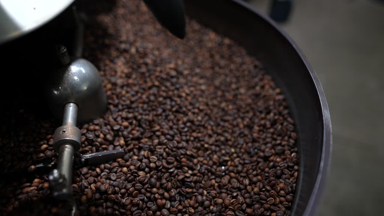 máquina de tostado de granos de café
