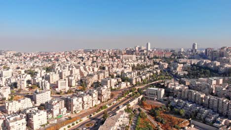 jerusalem center aerial view