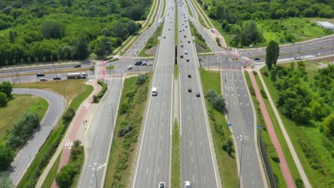 top view of freay road