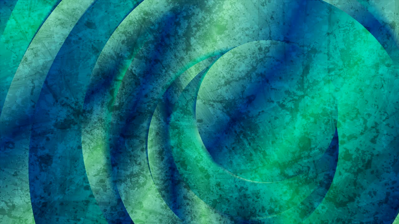 트렌디한 녹색 민트 기하학적 그룬지 비디오 애니메이션