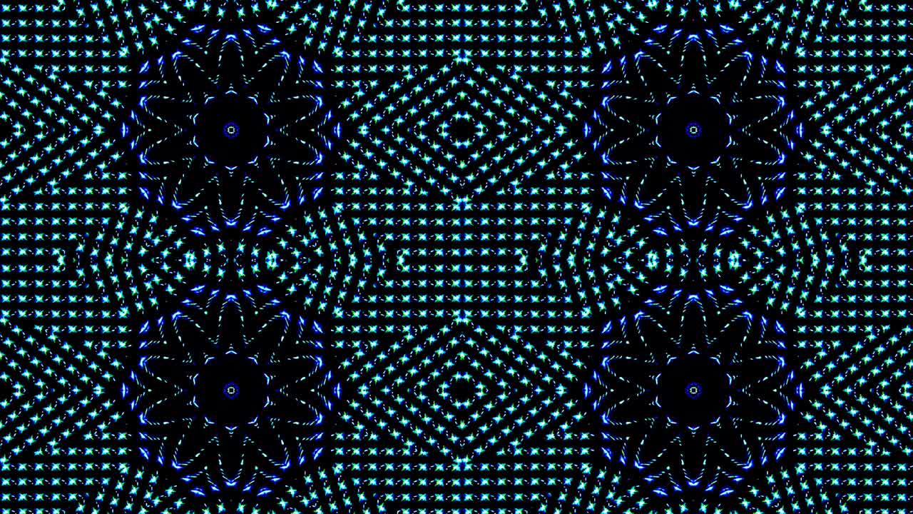 luz abstracta brillante que gobierna el color completo, caleidoscopio, fondo negro