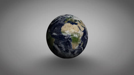 animation of data processing and diagrams over globe