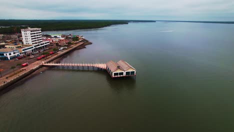 bahia de machala en la costa de ecuador