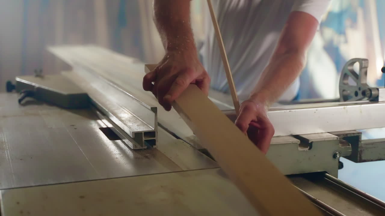 テーブルソーを使う木工