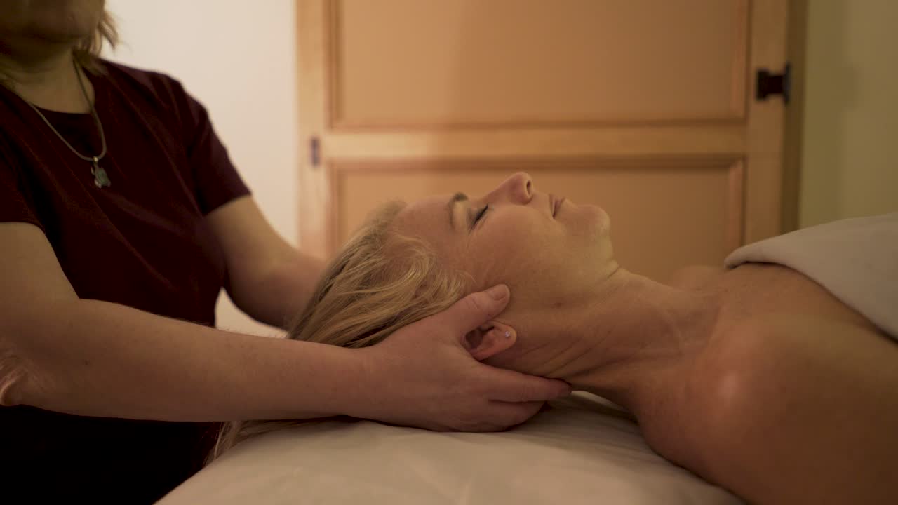 Massage terapi session