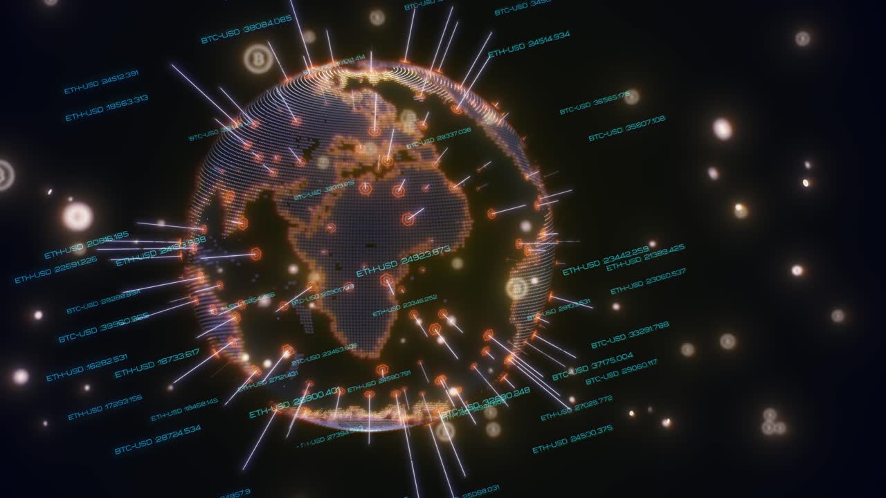 cg 애니메이션 - 암호화폐 세계