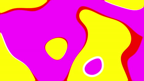 animación de colores rojos, rosados y amarillos que se mueven y ondean