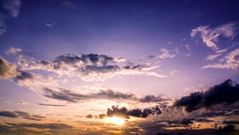 cloud sky time lapse , cloud moving and sun light 4k resolution video