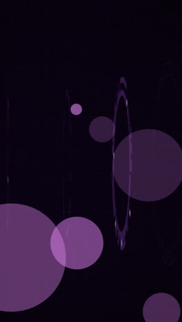 animación de brillantes manchas púrpuras de luz sobre los escáneres