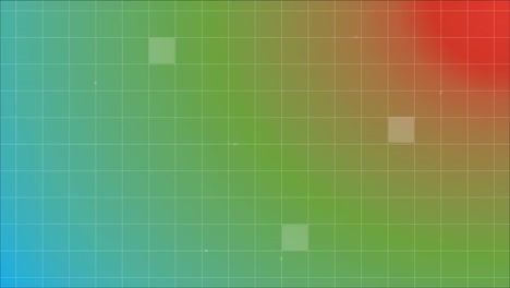 Digitally-generated-animation-of-coloured-grid-pattern