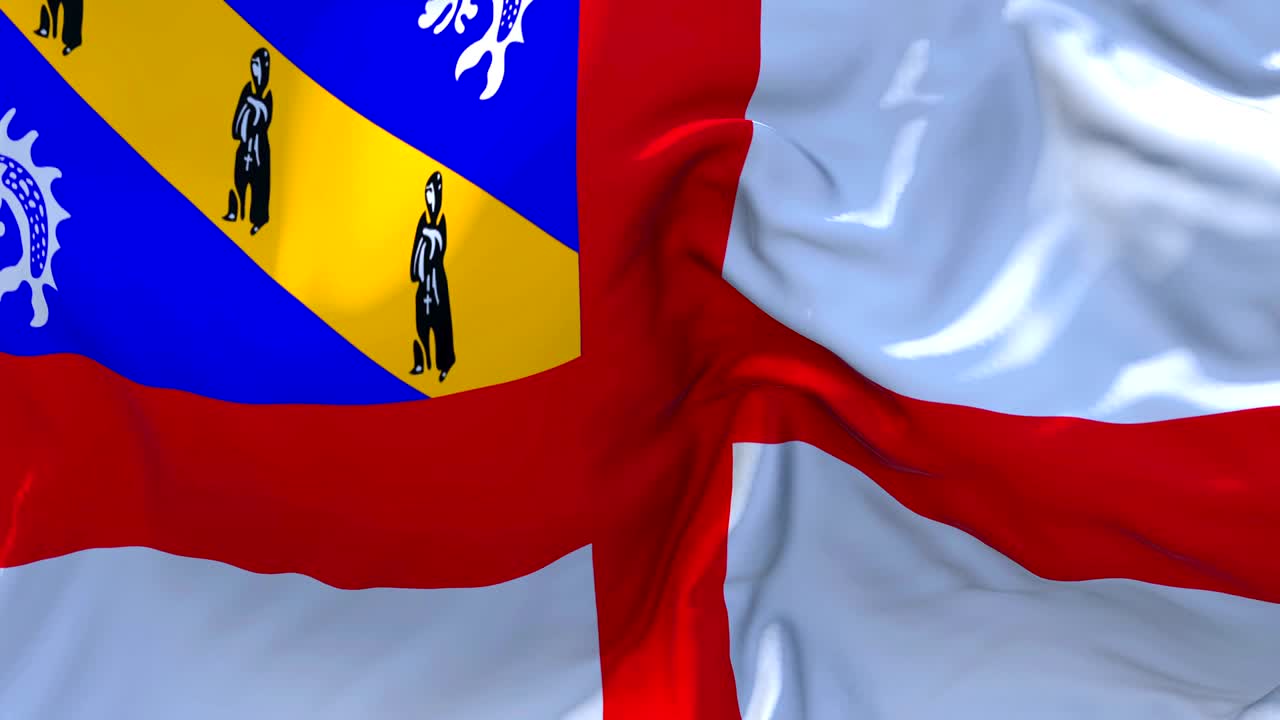 바람 속 느린 동작 애니메이션 4k 현실적인 직물 텍스처 발 부드럽게 바람 날 연속적인 원활한 루프 배경에 불어.