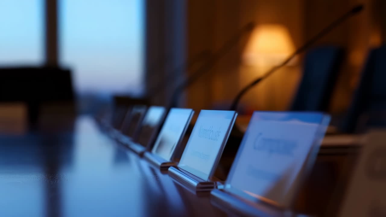 Conference Table Nameplates