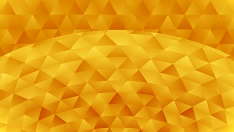 patrón triangular de formas geométricas. animación de bucle poligonal abstracta. colorido fondo de gradiente.