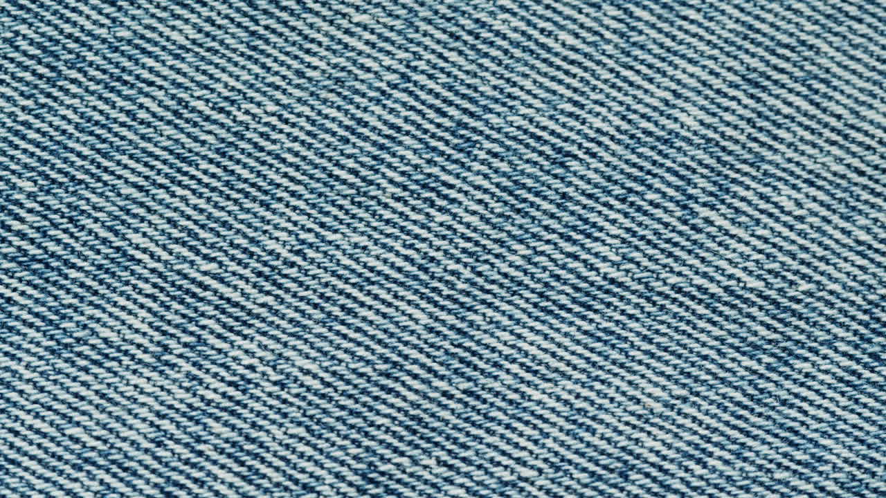 Prossimo piano della consistenza del tessuto denim