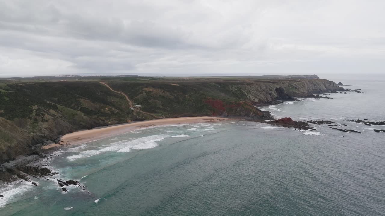 Algarve coast in Portugal Mediterranean Sea