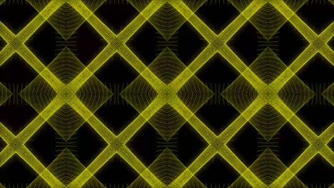 yellow color pattern gothic design animation motion graphics