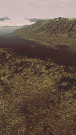 exploring vast mountain landscapes and serene glacial valleys in polar regions
