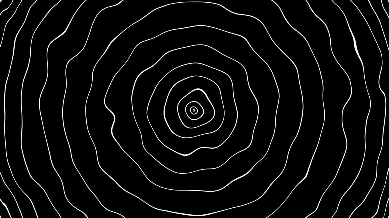 Sfondo di onde circolari. Seamless.