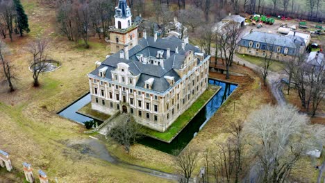 old castle in walbrzych poland