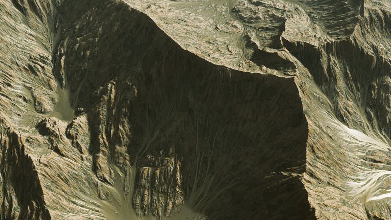 vista del paisaje del planeta alienígena