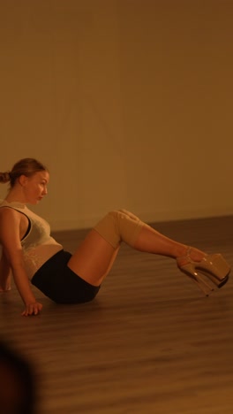 Woman Performing Contemporary Dance