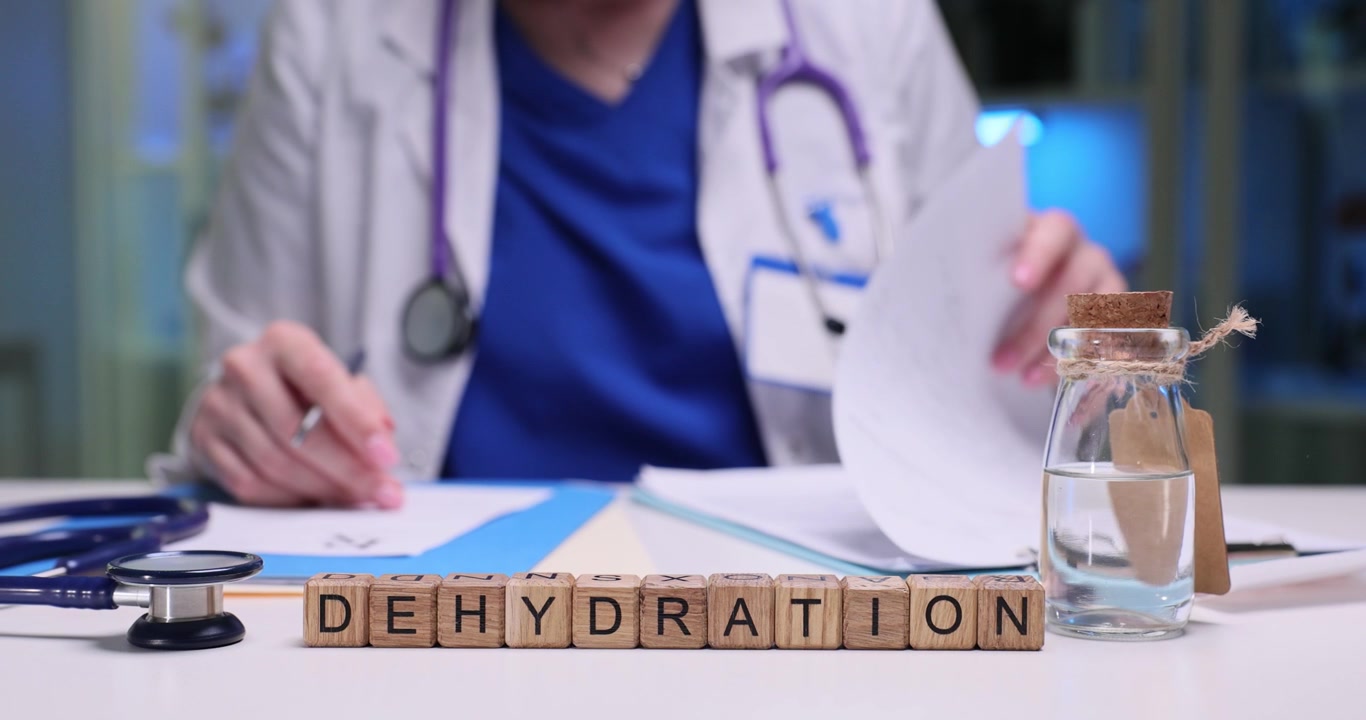 Profesional medis membahas dehidrasi dengan sumber daya dan wawasan yang tersedia