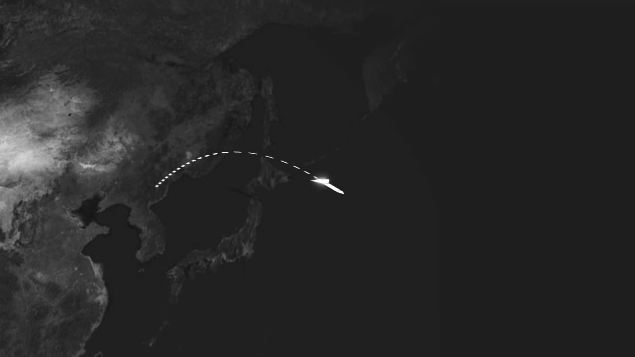 무기, 미사일 발사 지도 및 애니메이션