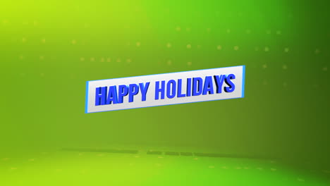 Festive-speech-bubble-wishes-Happy-Holidays-atop-green-background