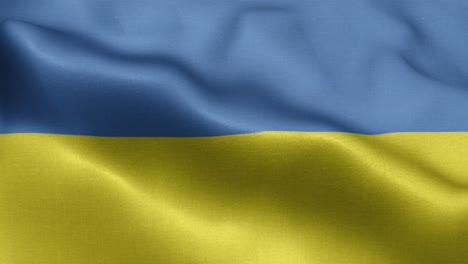 waving loop 4k national flag of  ukraine