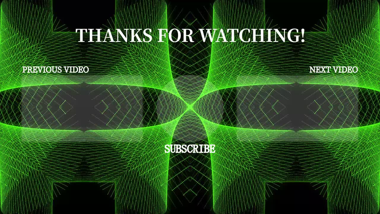 칼레이도스코프 패턴 엔드 카드 엔딩 스크린 모션 그래픽
