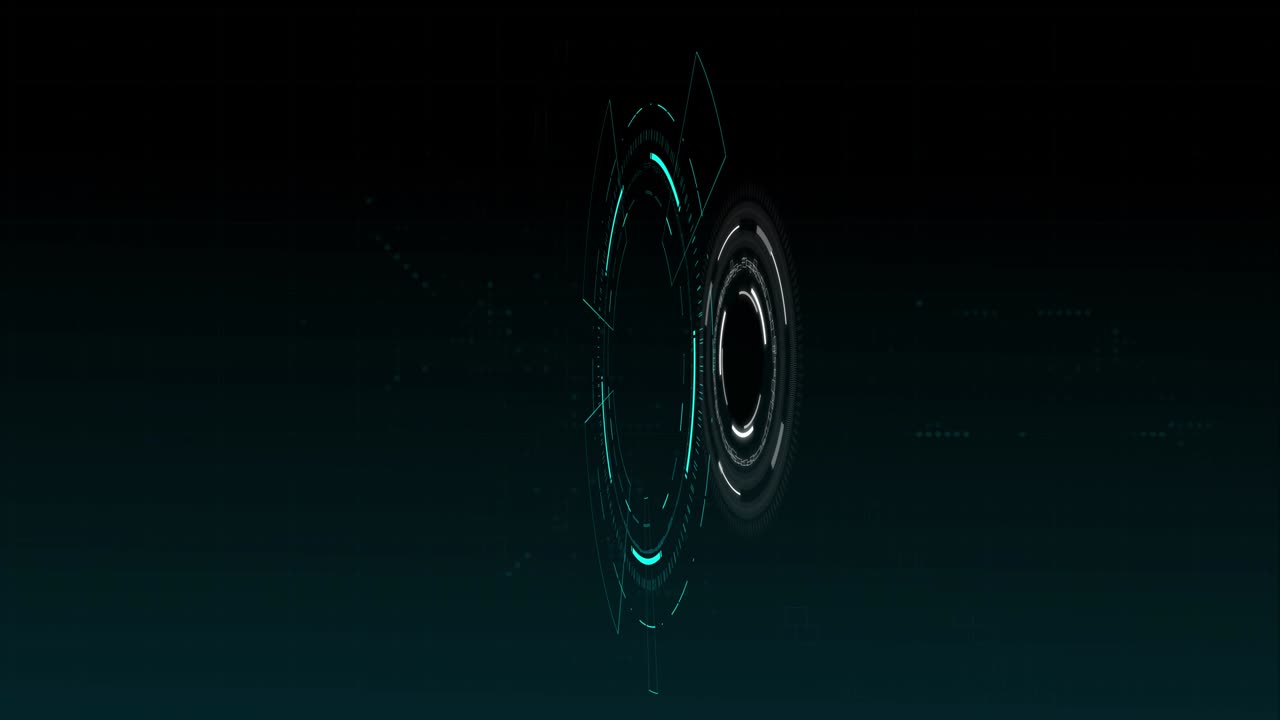 futuristic digital lock
