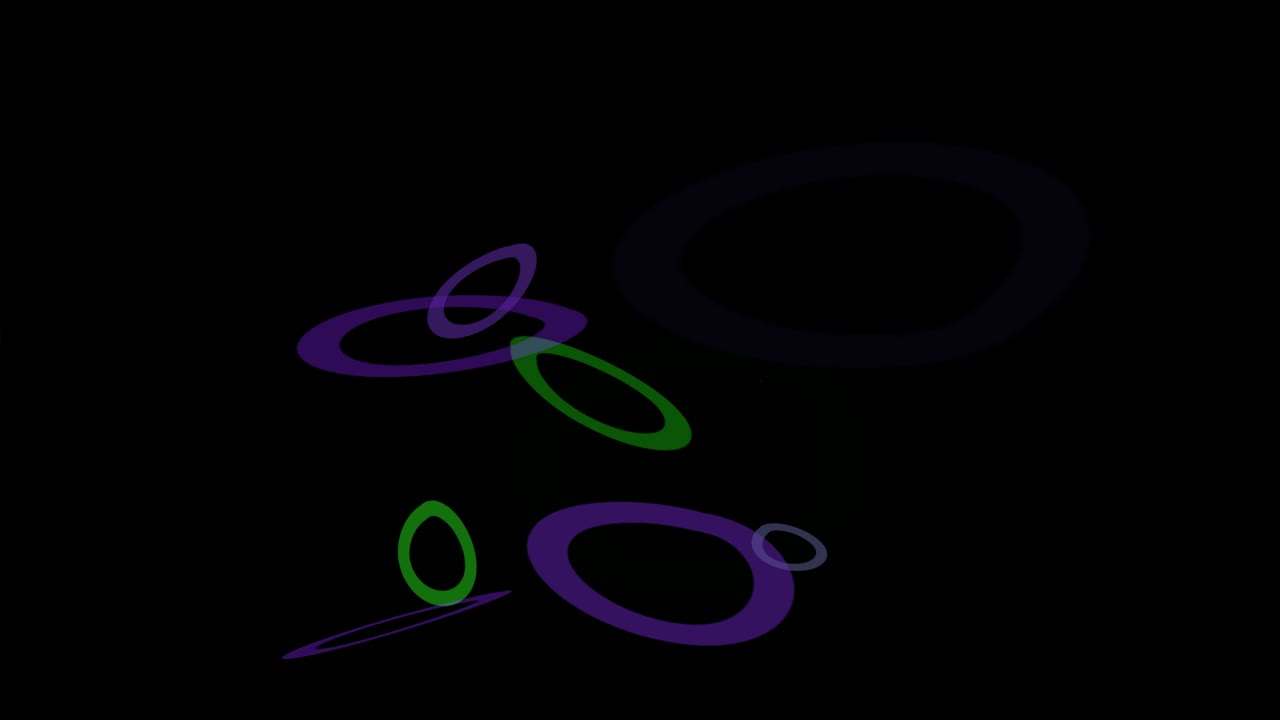 fondo negro con movimiento ovalado