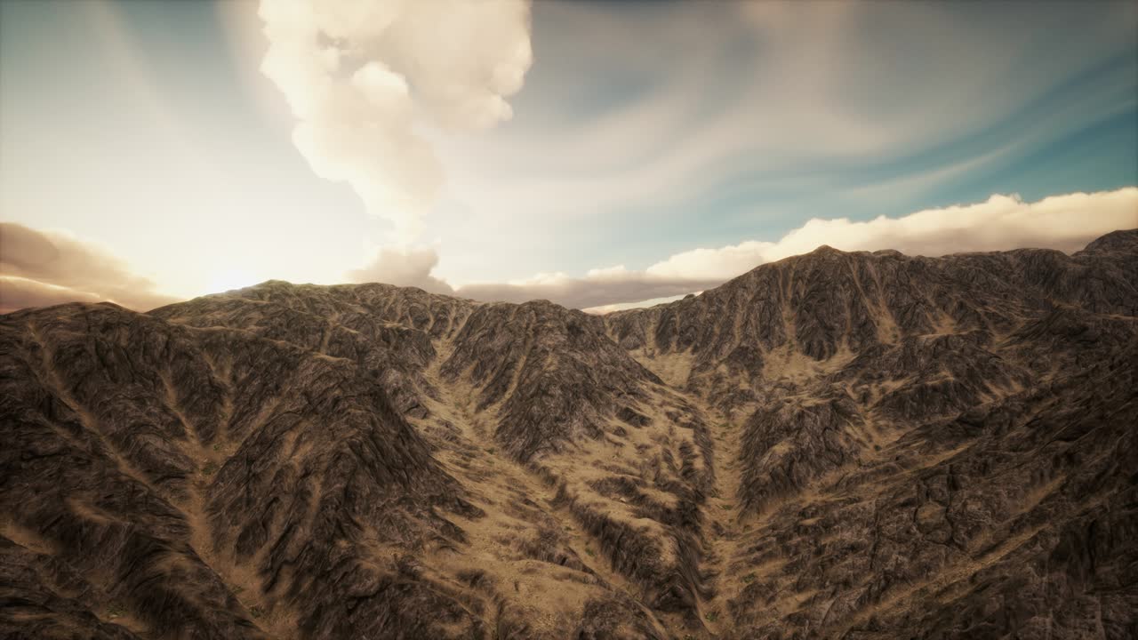 paisaje montañoso a gran altitud