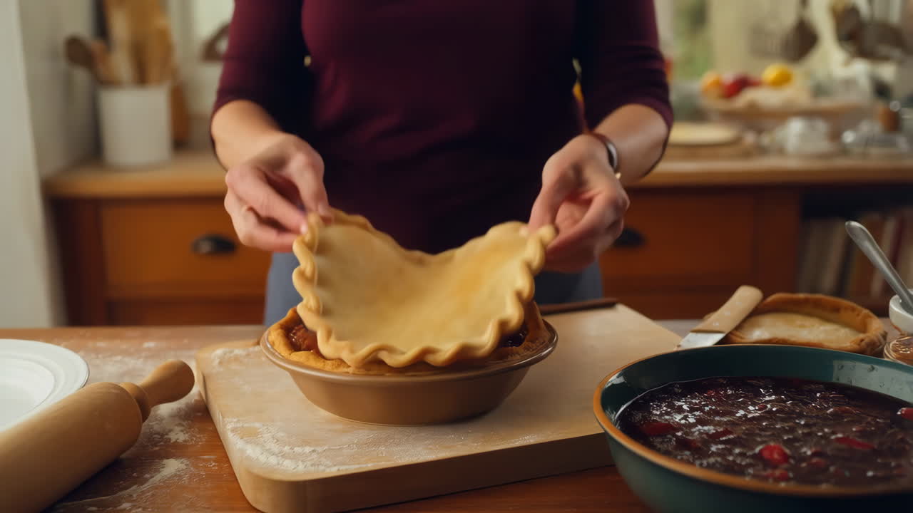 Making a delicious pie