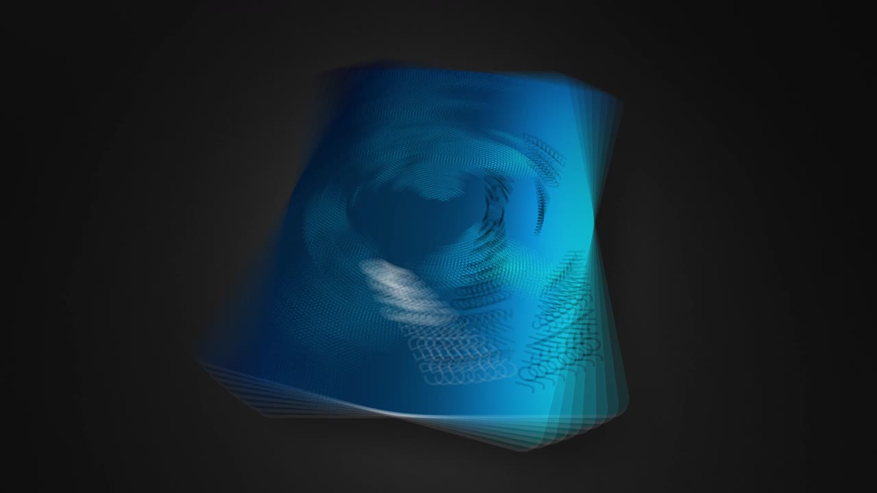 신용카드 배경의 3d 애니메이션 (loopable) 비즈니스 마켓 쇼핑 개념