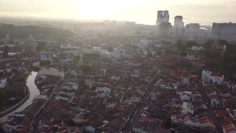 AERIAL:-Malacca-city-in-Malaysia