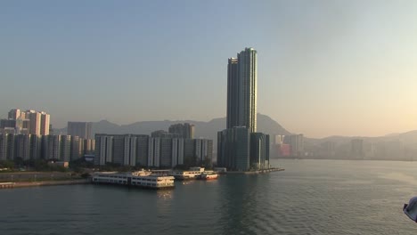 Central-business-district-of-Hong-Kong,-China