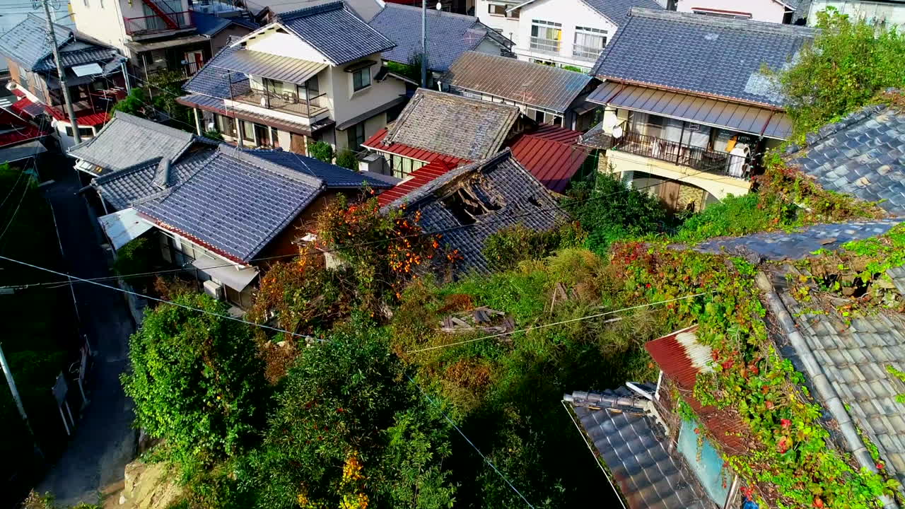 히로시마에서 dji phantom4pro로 촬영한 시네마틱 일본의 풍경