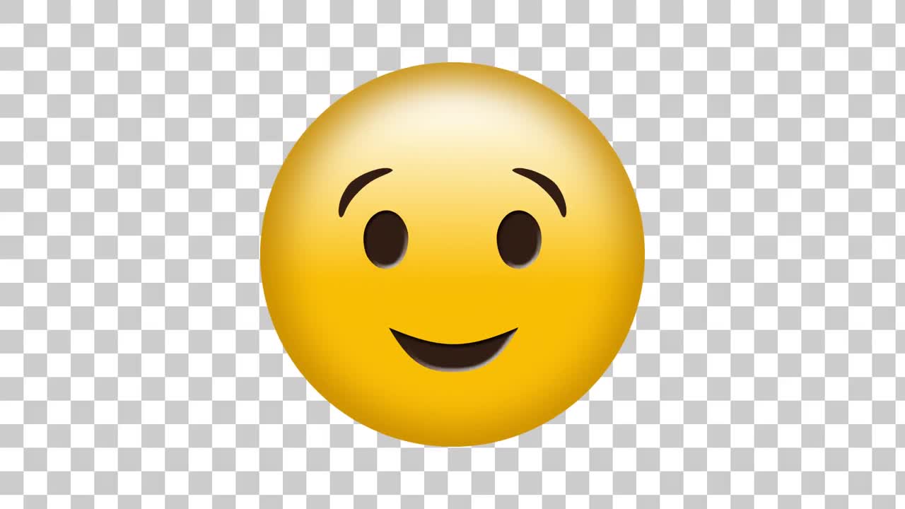 sonriente con el ojo