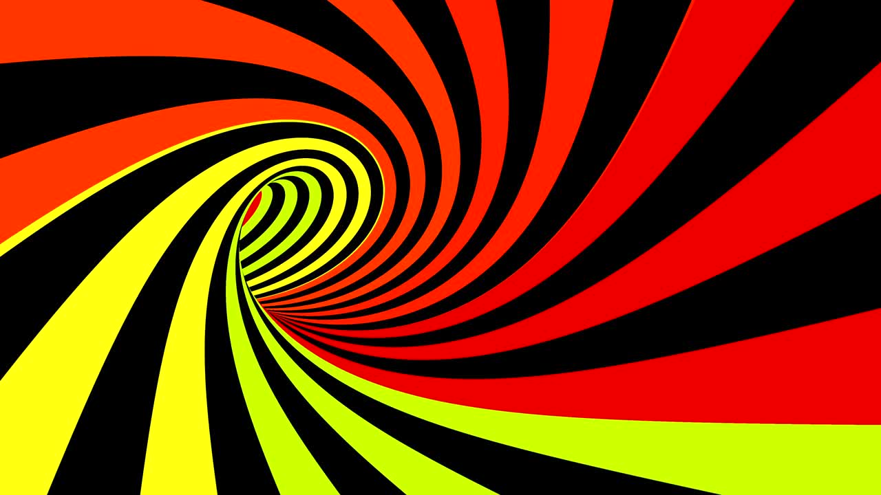 ilusión espiral hipnótica bucle sin costuras