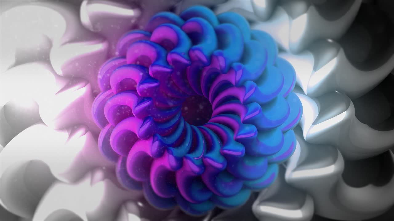 rendering en 3d de una flor